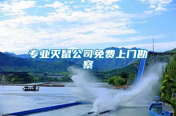 專(zhuān)業(yè)滅鼠公司免費(fèi)上門(mén)勘察