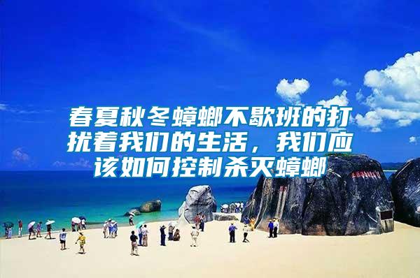 春夏秋冬蟑螂不歇班的打擾著我們的生活，我們應該如何控制殺滅蟑螂