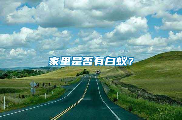 家里是否有白蟻？