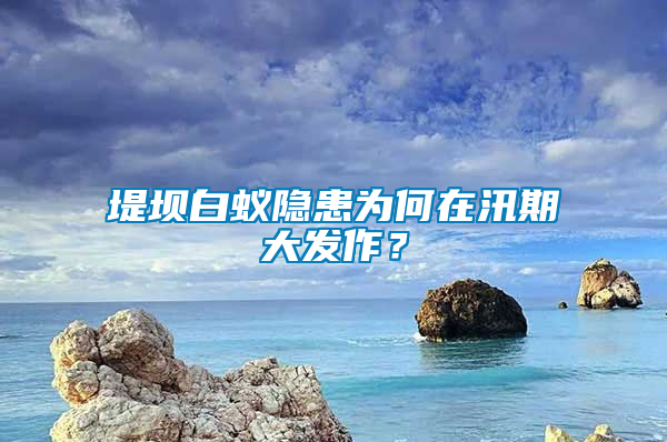 堤壩白蟻隱患為何在汛期大發作？