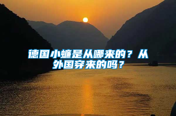 德國小蠊是從哪來的？從外國穿來的嗎？